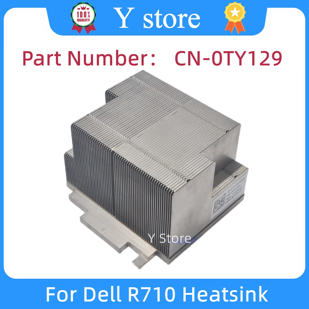 Y Store Оригинальный Вентилятор Охлаждения серверного процессора Радиатор Для Dell R710 TY129 0TY129 CN-0TY129 Быстрая Доставка 100% Протестировано