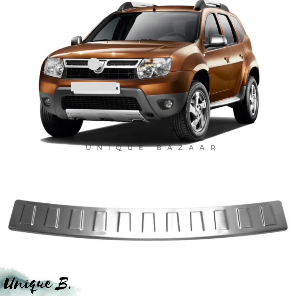 Для Dacia Duster Хромированная верхняя защита заднего бампера 2010-2018 Дизайн из нержавеющей стали Внешние автомобильные Аксессуары Для укладки Деталей